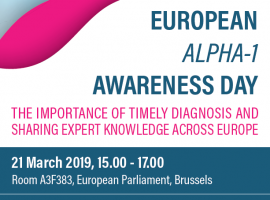 “European Alpha 1 Awareness Day” – Bruxelles, 21 martie 2019